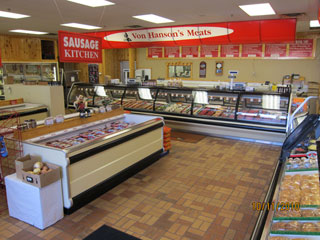 Inside the store.